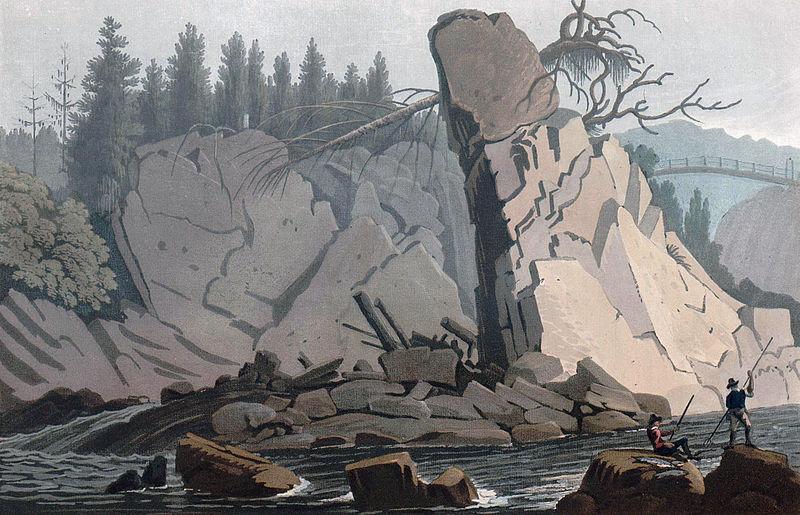 John William Edy Rock near Lundy oil painting image